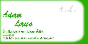 adam laus business card